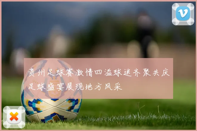 贵州足球赛激情四溢球迷齐聚共庆足球盛宴展现地方风采